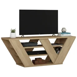 Mobile TV quercia 110x30x40h cm in legno - Amazzonite