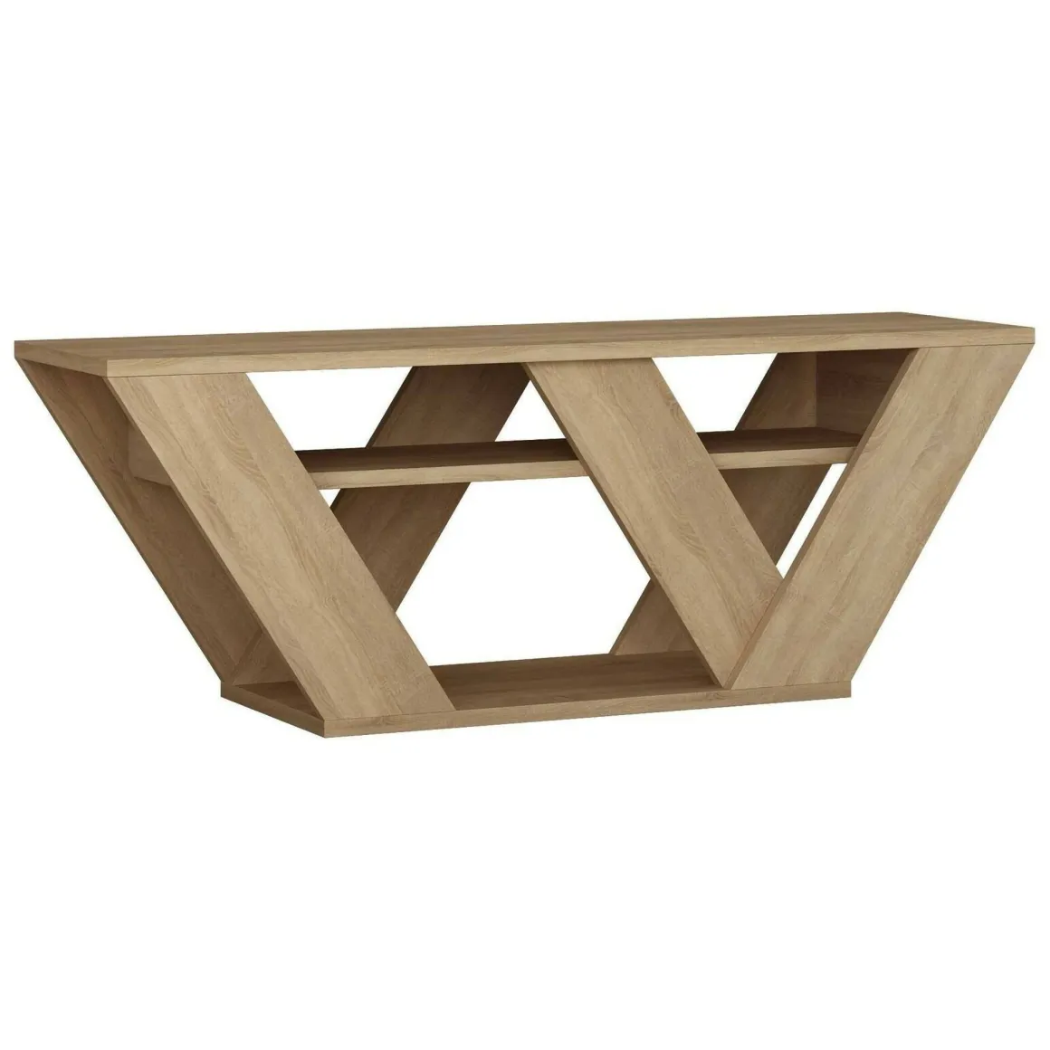 Mobile TV quercia 110x30x40h cm in legno - Amazzonite