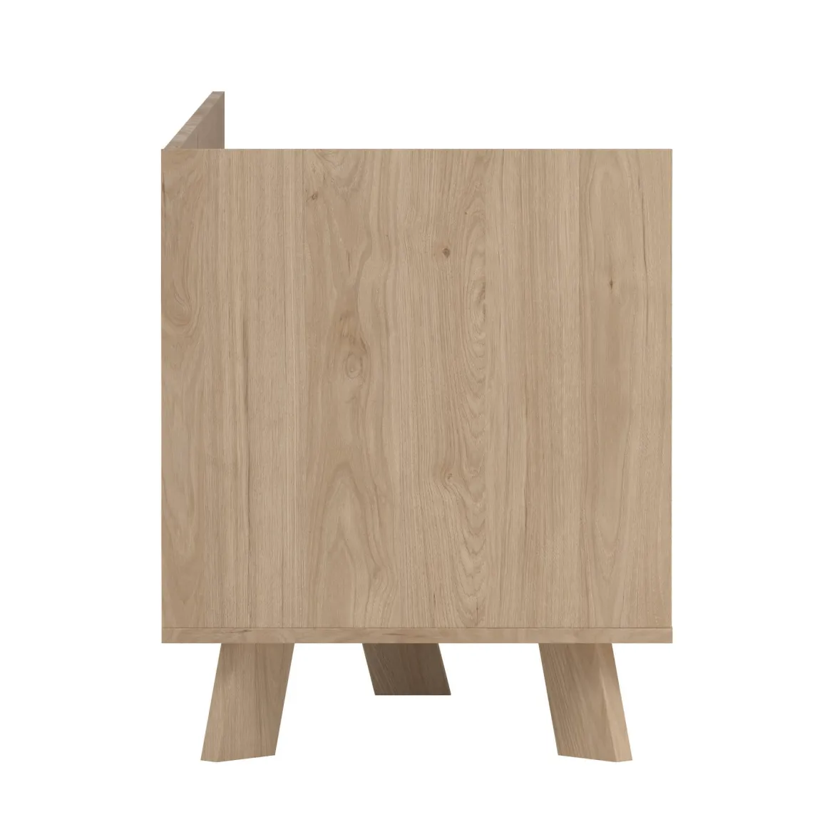 Mobile TV rovere e bianco 181x51x61h cm 2 ante e 1 cassetto - Agathis