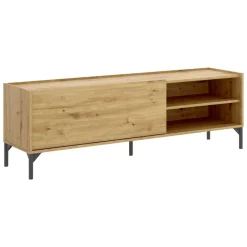 Mobile TV rovere nodi 155x43x47h cm modulabile - Allesia