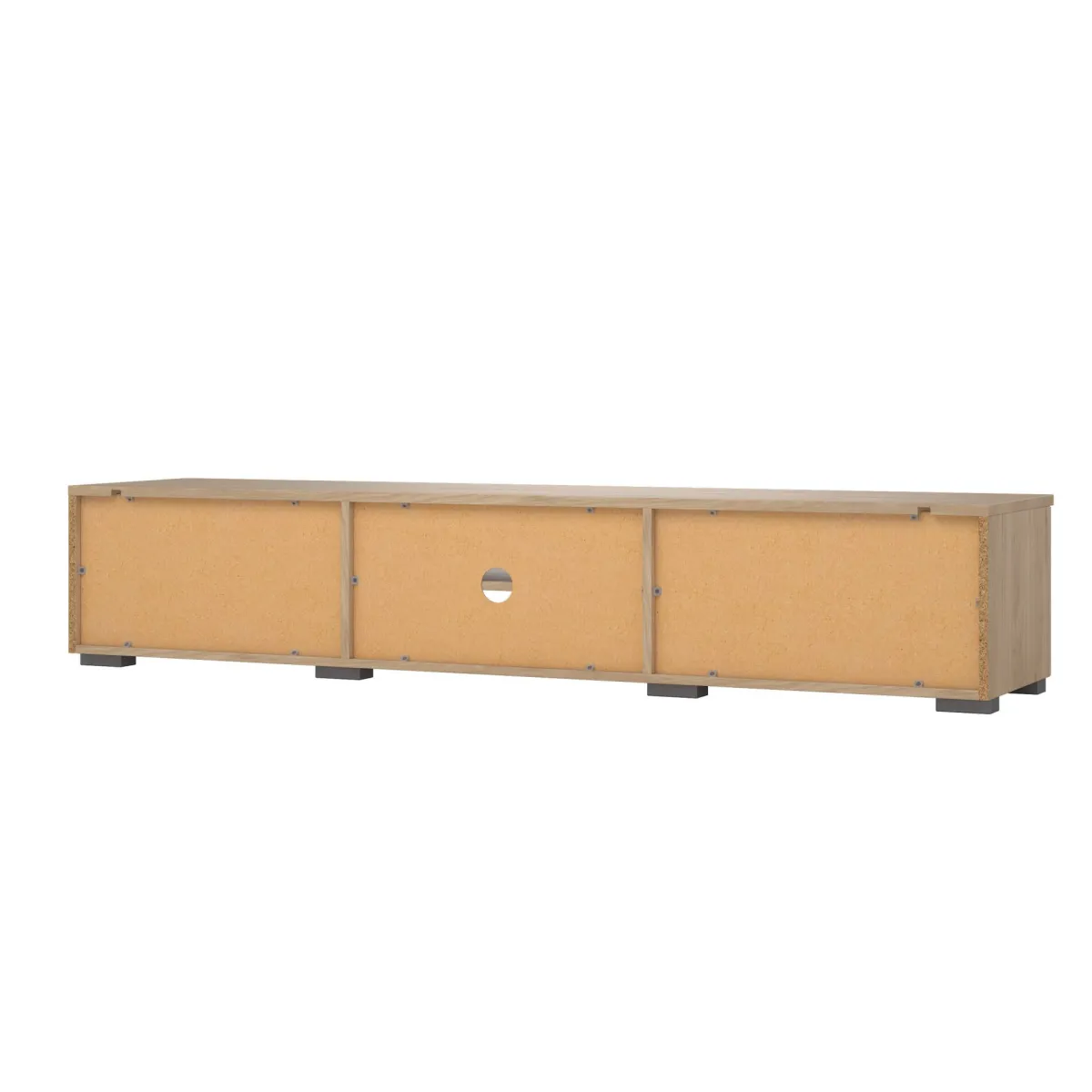 Mobili Porta Tv > Dmora Mobile TV rovere 172x39x33h cm in legno - Ammiro Marrone Rovere