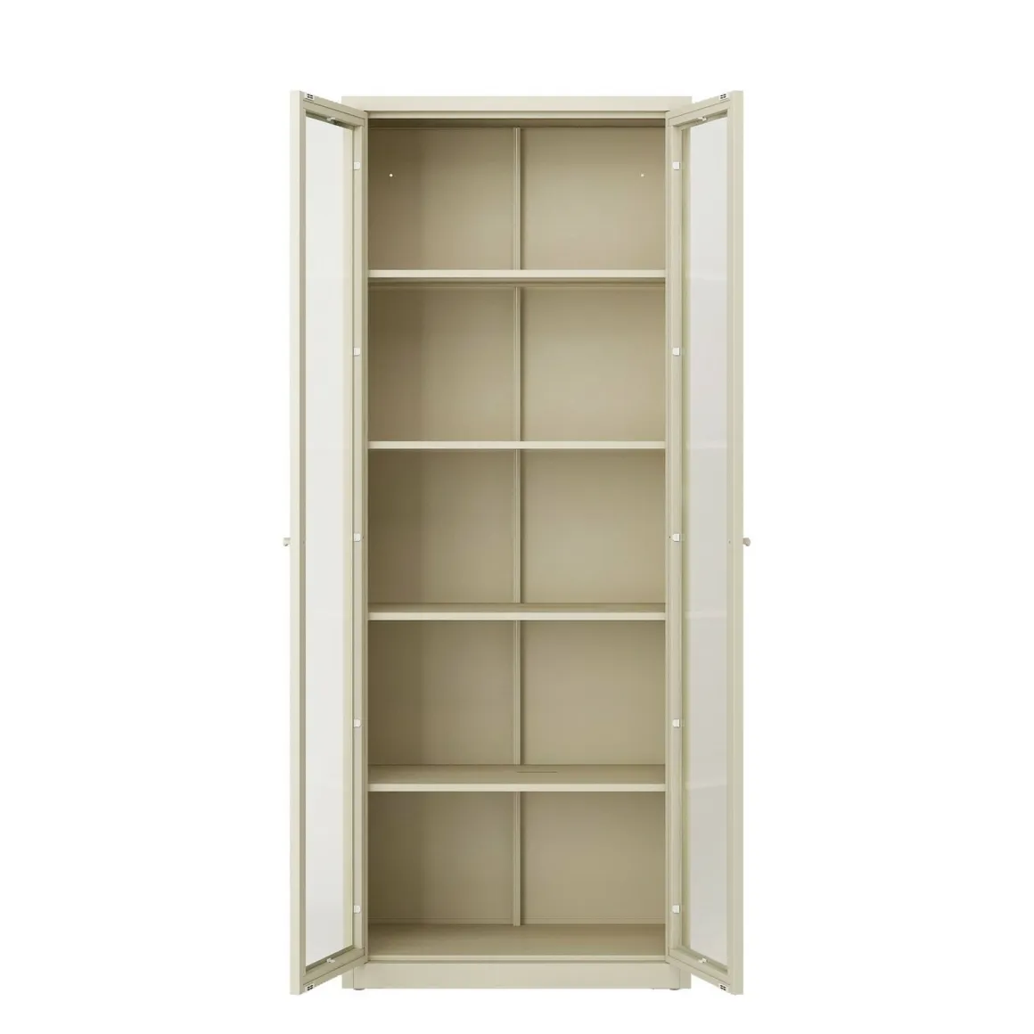 Mobile vetrina 2 ante 70x35x180h cm panna - Izano