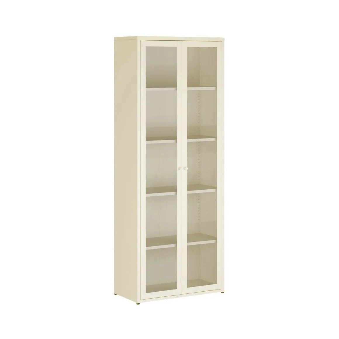 Mobile vetrina 2 ante 70x35x180h cm panna - Izano