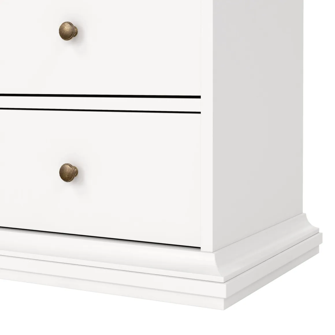 Mobile vetrina vintage 2 ante 96x41x200h cm bianco - Honore