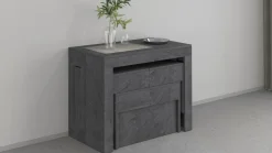 Panca allungabile ardesia 290x25x45h cm - Quedan