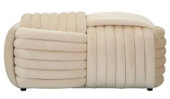 Panca design crema 90x45x45h cm - Calcea