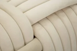Panca design crema 90x45x45h cm - Calcea