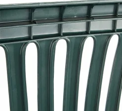 Panchina da esterno Asmi, 114x55h82 cm, Verde