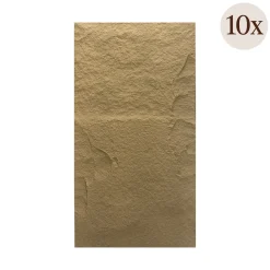 Pannelli Decorativi > Dmora Pannello Decorativo set da 10, Facile da Tagliare, Facile da Installare Texture Realistica 60x3 cm, Isolante Acustico Buona Isolazione Marrone Tufo