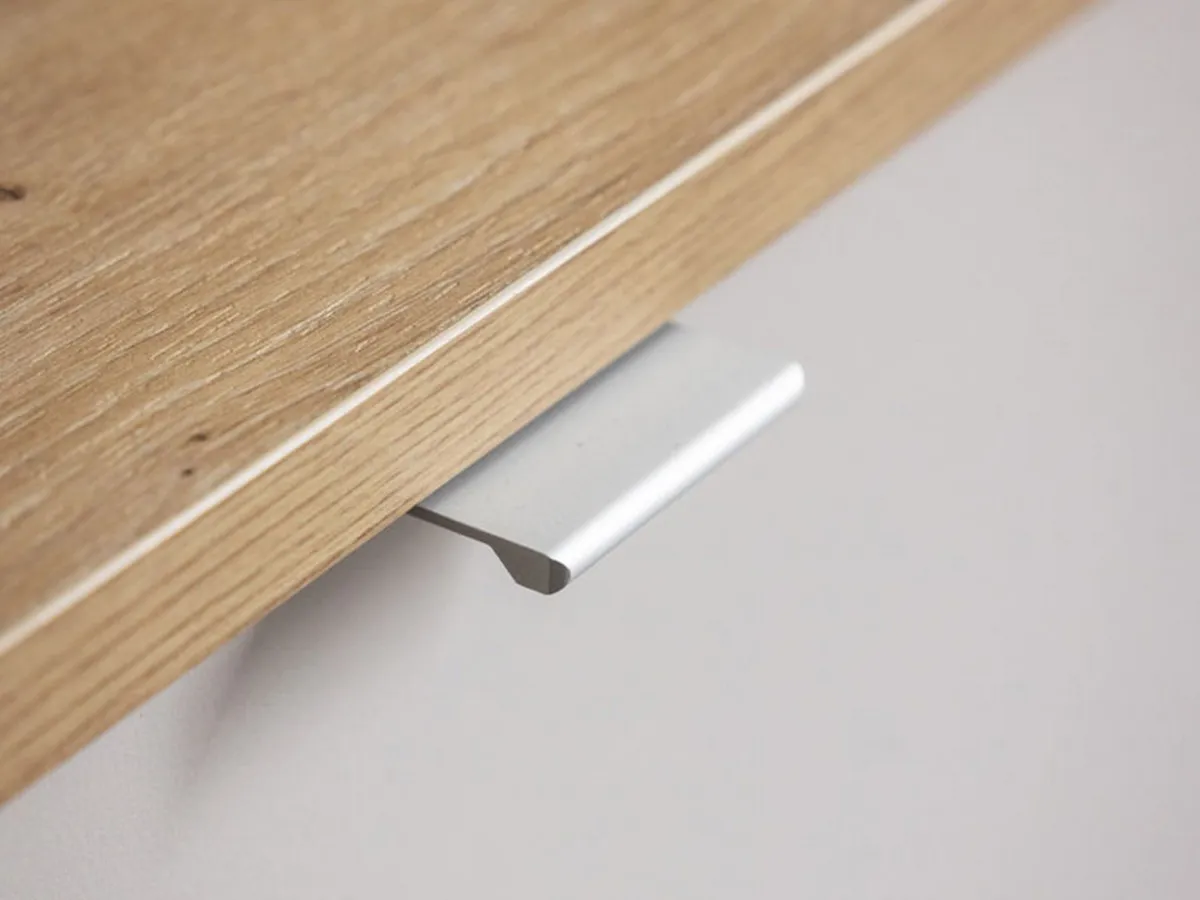 Pareti Attrezzate > Dmora Parete Attrezzata Bianco Crema Marrone Rovere Nodi 5 Ripiani un Cassetto 234x40x178h cm, Modulabile - Alunzio Marrone Rovere Nodi, Bianco Crema