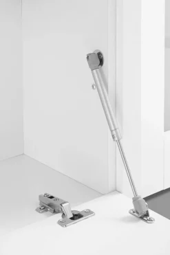 Parete Attrezzata Bianco 8 Ripiani Modulabile 260x30x180h cm, 12 Vani - Bellizzi