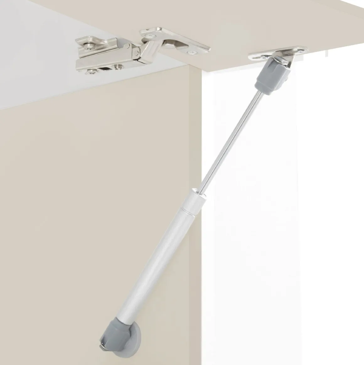 Parete Attrezzata Marrone Acero Beige Cashmere 8 Ripiani 5 Ante 245x40x191.2h cm, Apertura Battente - Galatina