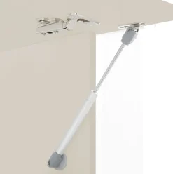Parete Attrezzata Marrone Rovere Beige Cashmere 14 Ripiani 6 Ante 290x40x190h cm, Apertura Battente - Solopaca