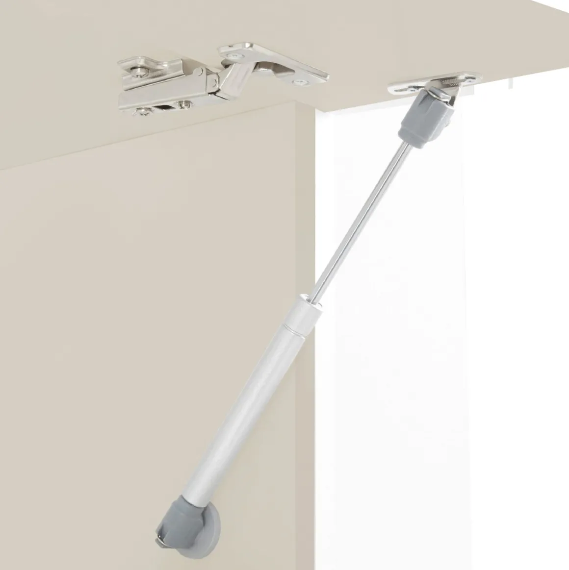Parete Attrezzata Marrone Rovere Beige Cashmere 14 Ripiani 6 Ante 290x40x190h cm, Apertura Battente - Solopaca