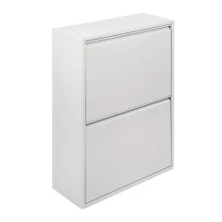 Cucina > Dmora Pattumiera Anella, 60x25h92 cm, Bianco
