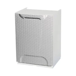 Pattumiera bassa bianco 34x47h cm - Nakri
