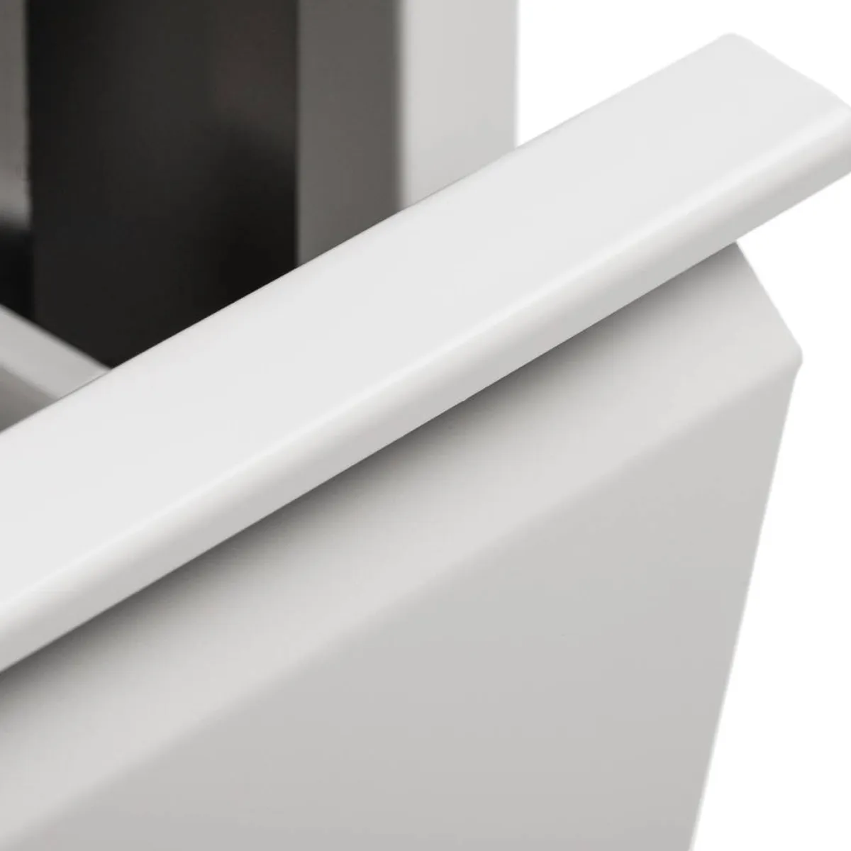 Pattumiere > Dmora Pattumiera Capacità 72 (18 per Secchio) Fissaggio a Muro Opzionale 60x25x93h cm, 4 Cestini - Anukhatun Bianco