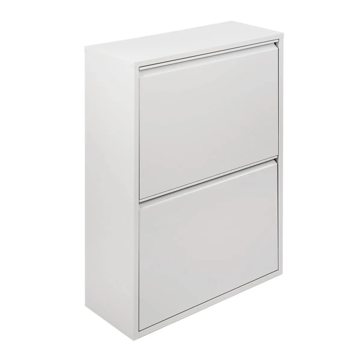 Pattumiere > Dmora Pattumiera Capacità 72 (18 per Secchio) Fissaggio a Muro Opzionale 60x25x93h cm, 4 Cestini - Anukhatun Bianco