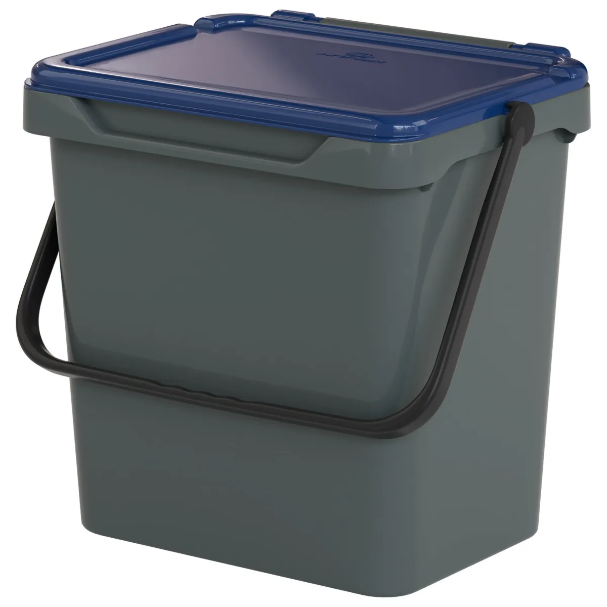 Cucina|Pattumiere > Dmora Pattumiera Capacità 34 lt un Cestino 40x31x39h cm, Made in Italy - Foscas Blu