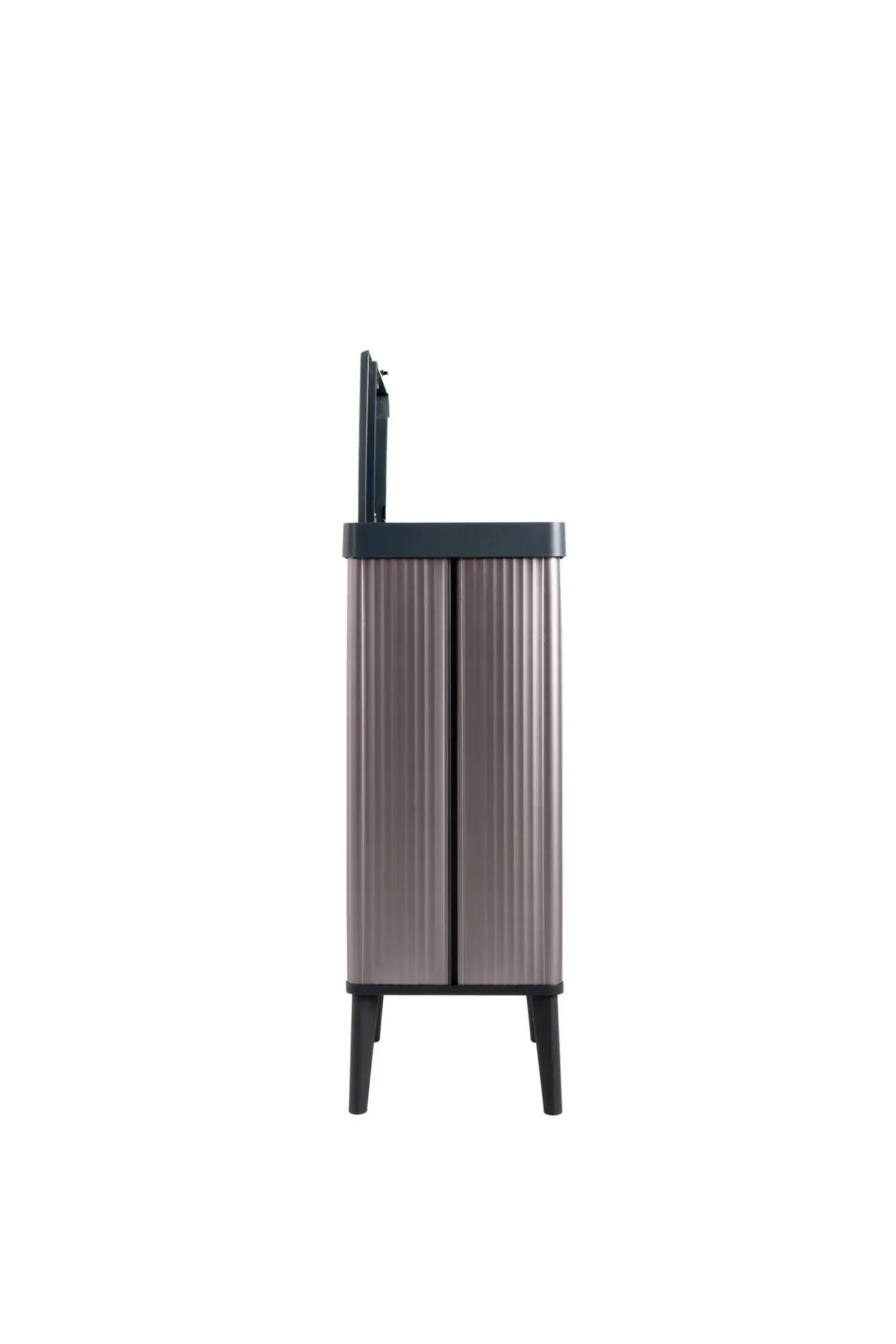 Pattumiere > Dmora Pattumiera minimal cucina 54 L 44x27x69h cm - Tofino Marrone