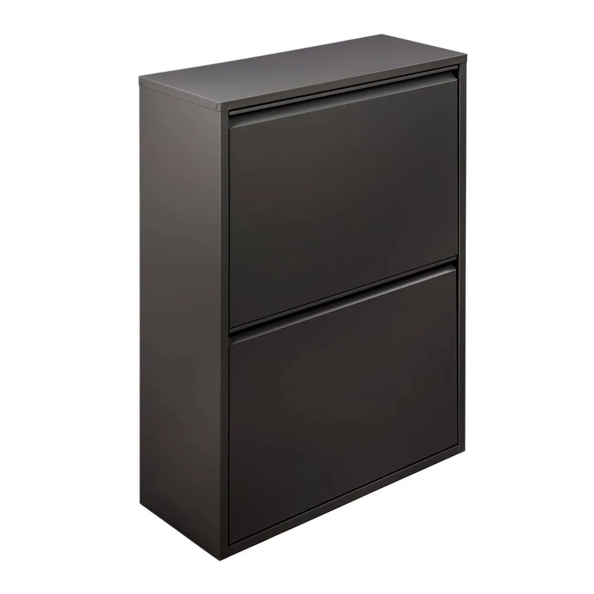 Pattumiere > Dmora Pattumiera Capacità 72 (18 per Secchio) Fissaggio a Muro Opzionale 60x25x93h cm, 4 Cestini - Anukhatun Nero
