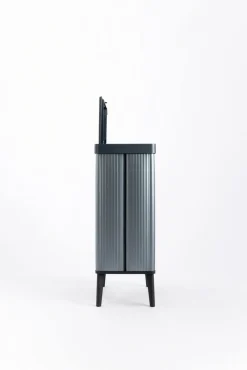 Pattumiera scandi 54 L 44x27x69h cm blu - Tofino