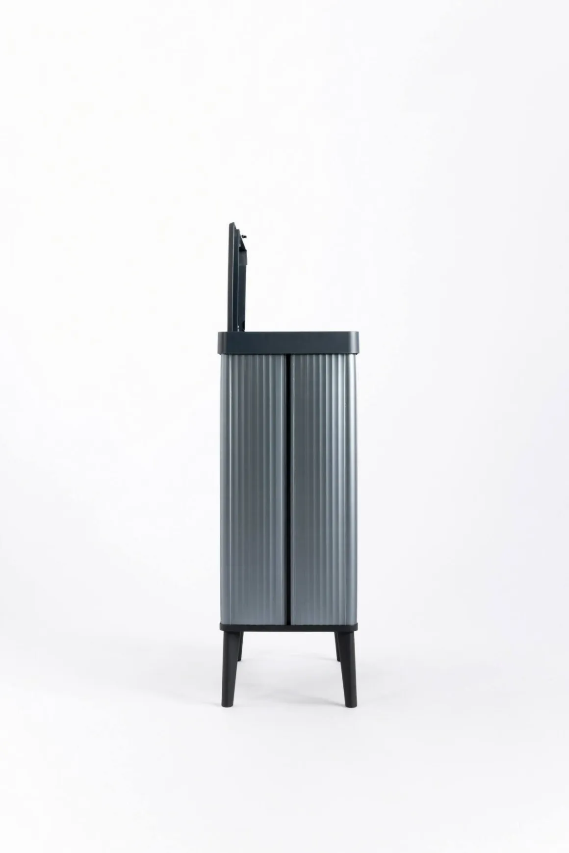 Pattumiera scandi 54 L 44x27x69h cm blu - Tofino