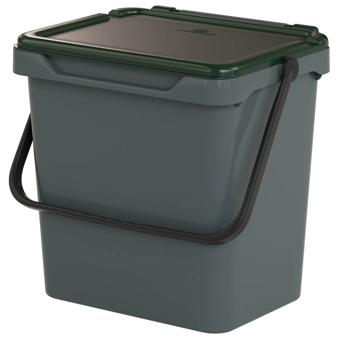 Pattumiera Verde Capacità 38 lt un Cestino 40x31x39h cm, Made in Italy - Foscas