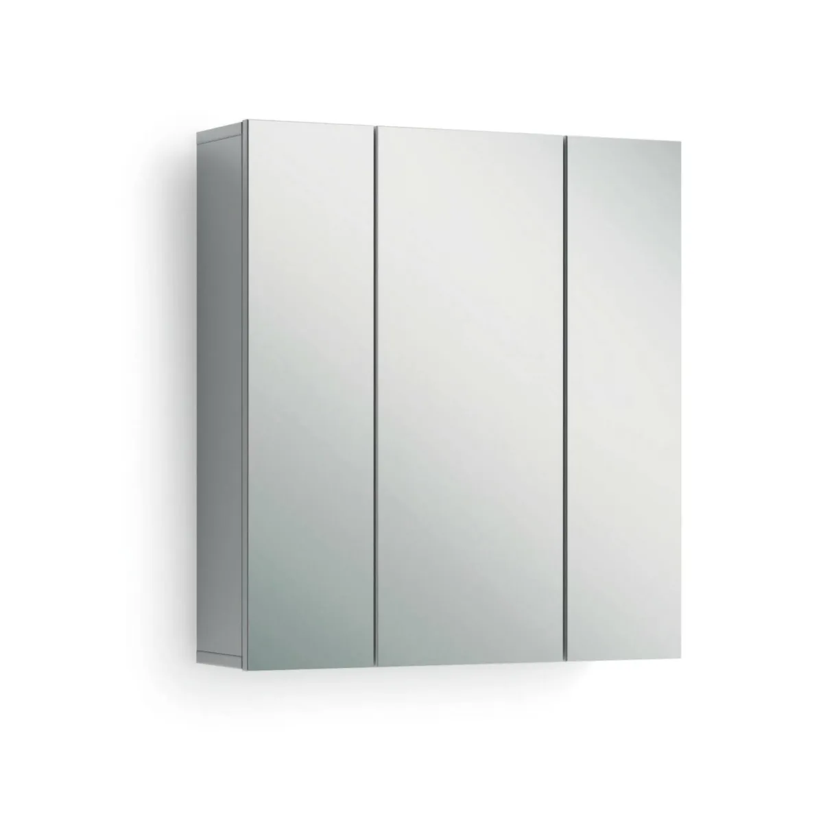 Mobili Pensili > Dmora Pensile moderno 3 ante 60x70h cm - Algeri Bianco Lucido