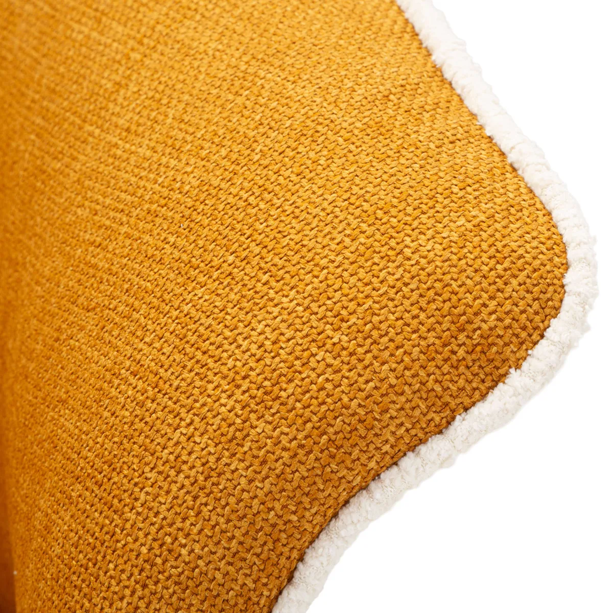 Poltrone > Dmora Poltrona Giallo Senape Nero Base Girevole Braccioli 84x66x80h cm, Materiale Struttura in Metallo - Toamas Nero, Giallo Senape