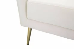 Poltrone|Poltroncine > Dmora Poltrona in poliestere con braccioli grigia e argento - Castagna Argento, Grigio