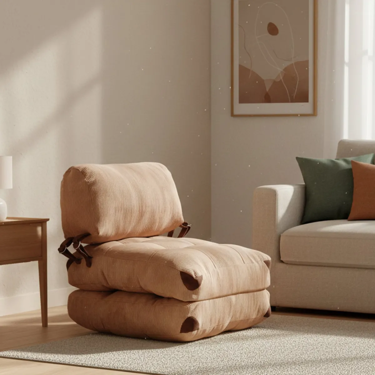 Poltrone|Poltrone Letto > Dmora Poltrona in poliestere - Surigae Marrone