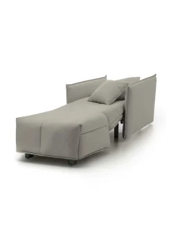Poltrone|Salotto > Dmora Poltrona in poliestere sfoderabile con braccioli - Atlantis Blu