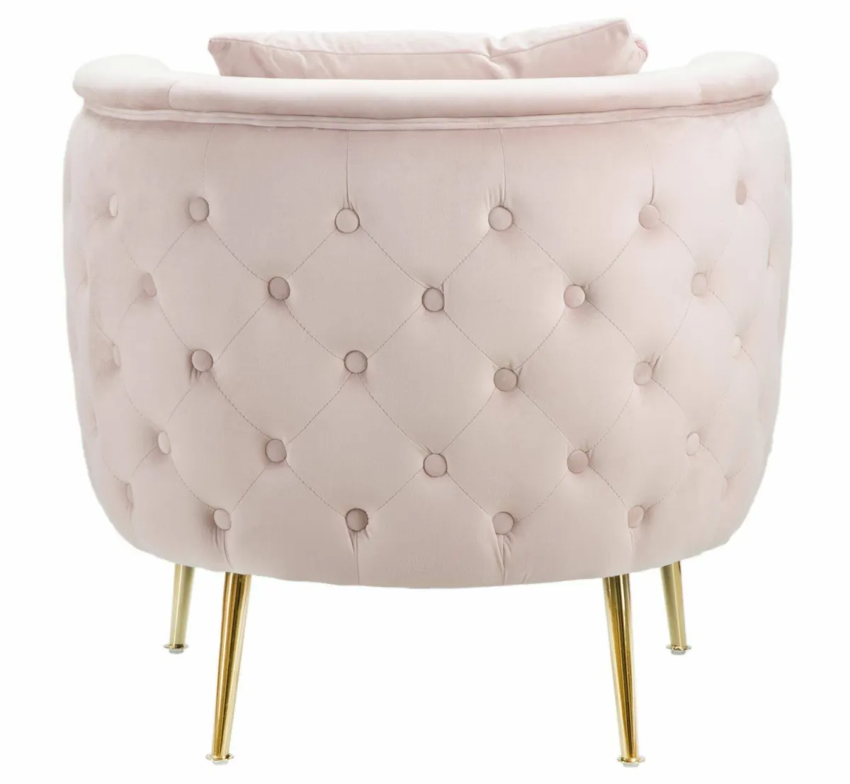 Poltrone|Poltroncine > Dmora Poltrona in tessuto con braccioli - Prampolini Rosa
