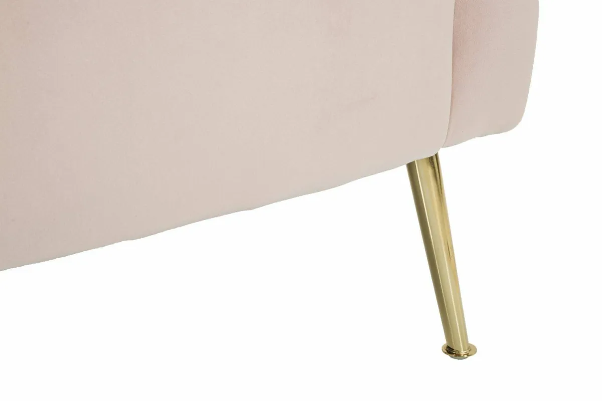 Poltrone|Poltroncine > Dmora Poltrona in tessuto con braccioli - Prampolini Rosa