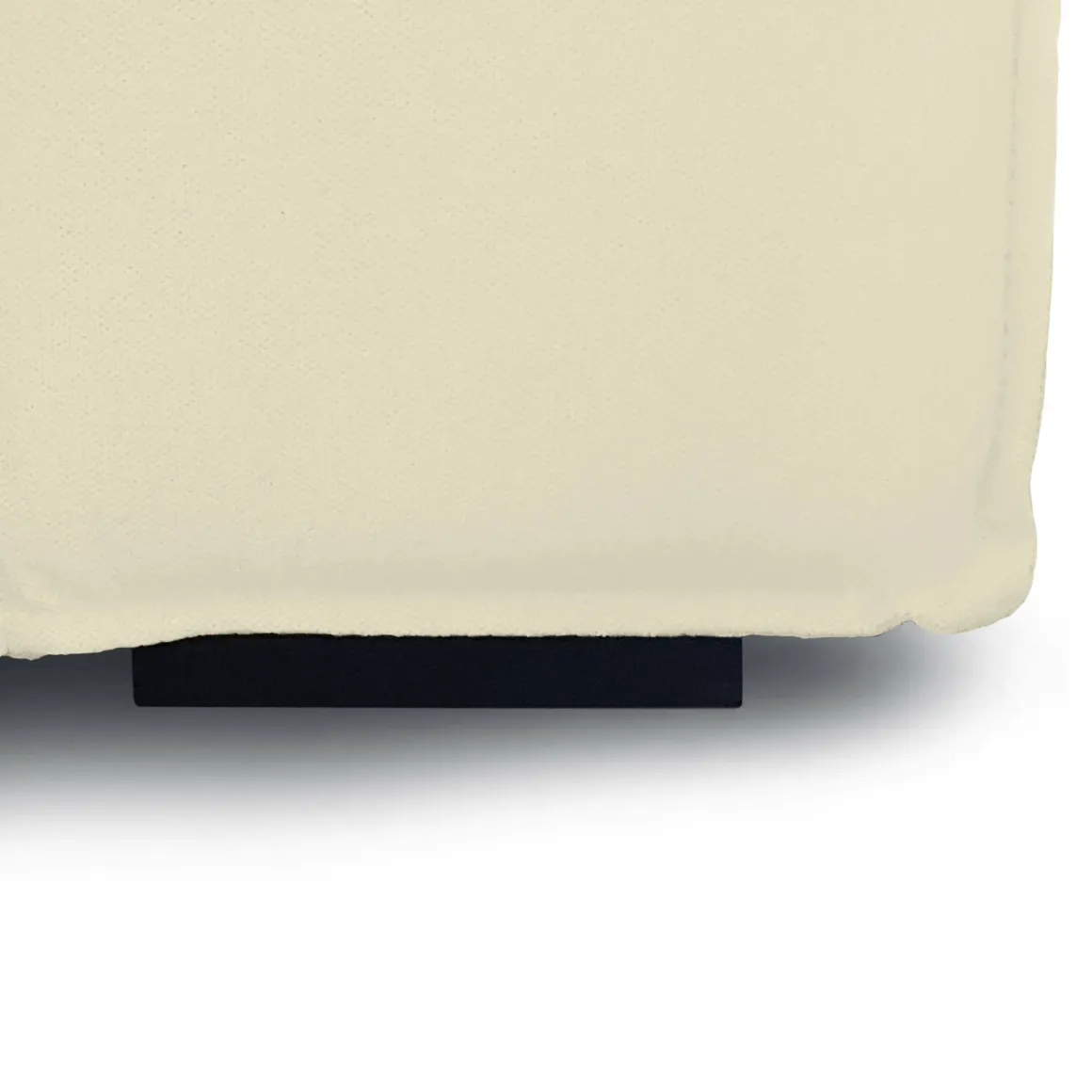 Poltrona in tessuto e legno con braccioli beige - Rodonite