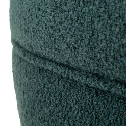 Poltrone > Dmora Poltrona Verde Ottanio Nero Base Girevole Braccioli 70x72x75h cm, Materiale Struttura in Legno Nobilitato - Morond Nero, Verde Ottanio