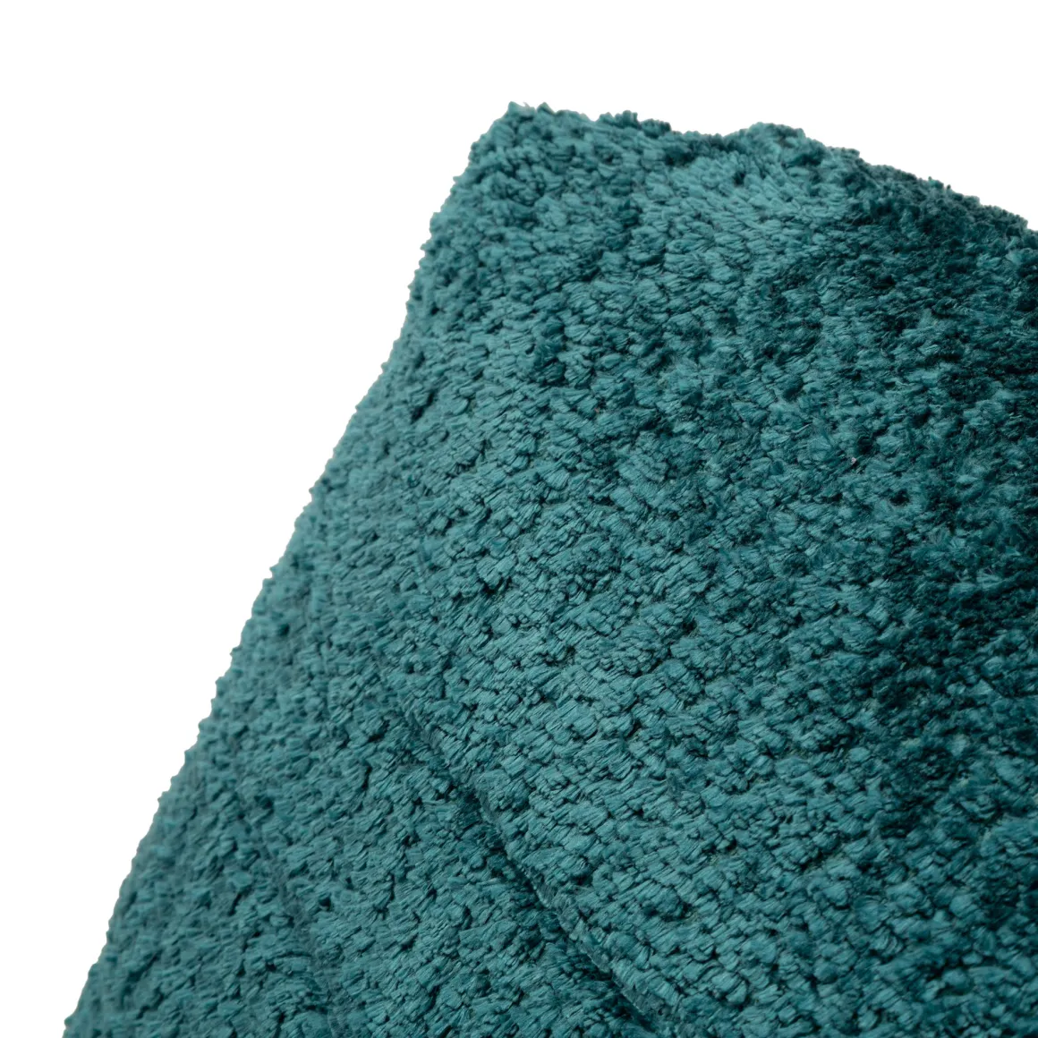 Poltrona Verde Petrolio Trasformabile in Letto, Rivestimento in Tessuto Bouclè Reclinabile 31x31x97h cm, Materiale Struttura in Tessuto - Abyane