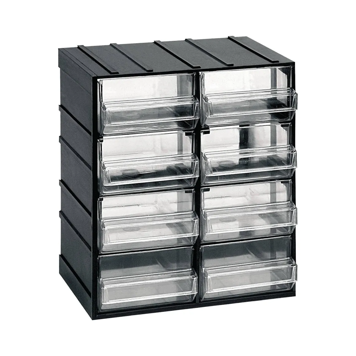 Portaoggetti nero con cassetti 19x23h cm - Atanasia