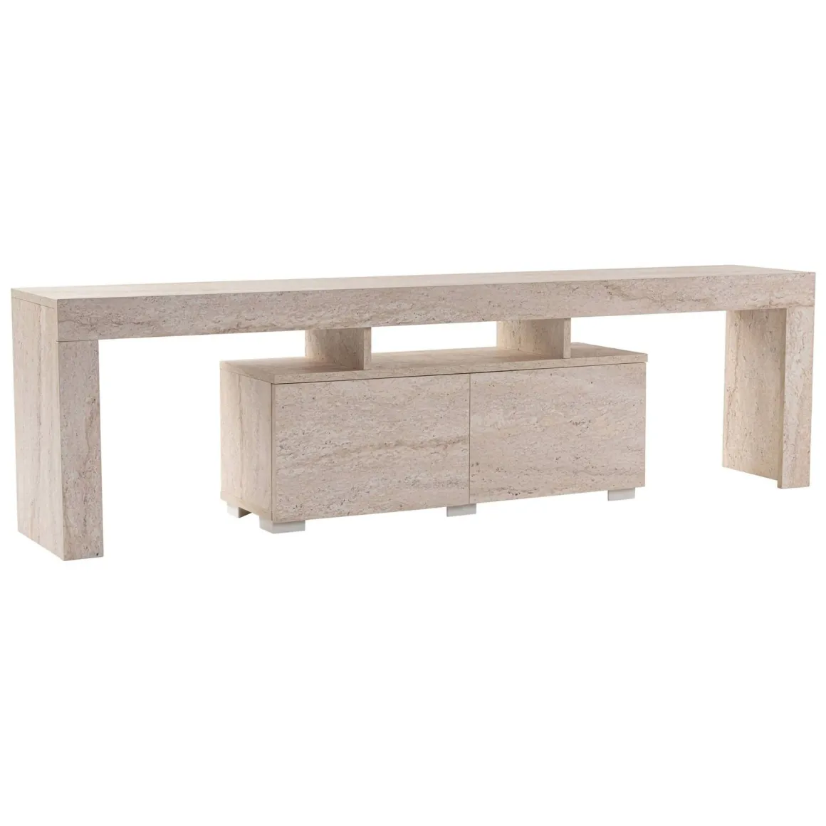 Porta TV beige 180x31x50h cm 2 ante - Andarna