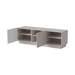 Mobili Porta Tv > Dmora Porta TV beige 150x40x48h cm 2 ante - Finita Beige Cashmere