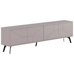Mobili Porta Tv > Dmora Porta TV 180x29x50h cm 4 ante - OlgadiKiev Beige
