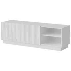 Mobili Porta Tv > Dmora Porta TV 150x40x48h cm 2 ante - Finita Bianco