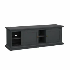 Porta TV grigio 149x41x50h cm 2 ante - Ziba