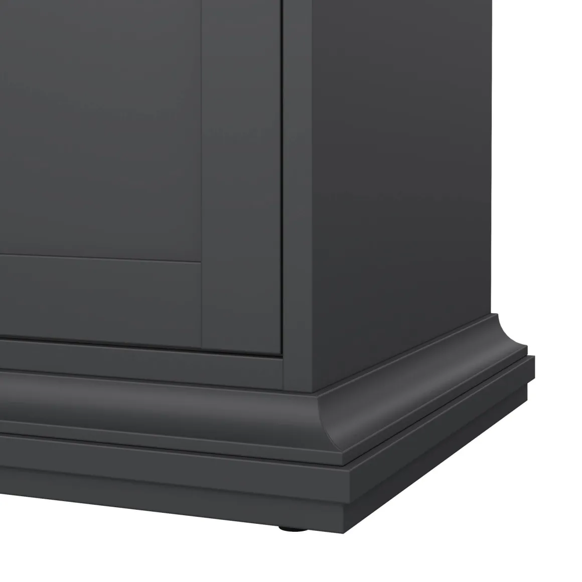 Porta TV grigio 149x41x50h cm 2 ante - Ziba