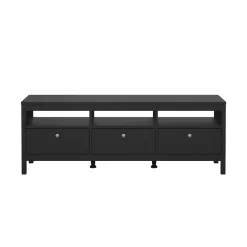 Mobili Porta Tv > Dmora Porta TV 151x38x54h cm in legno - Astana Nero