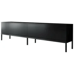 Mobili Porta Tv|Salotto > Dmora Porta TV 180x30x47h cm modulabile - Espero Nero