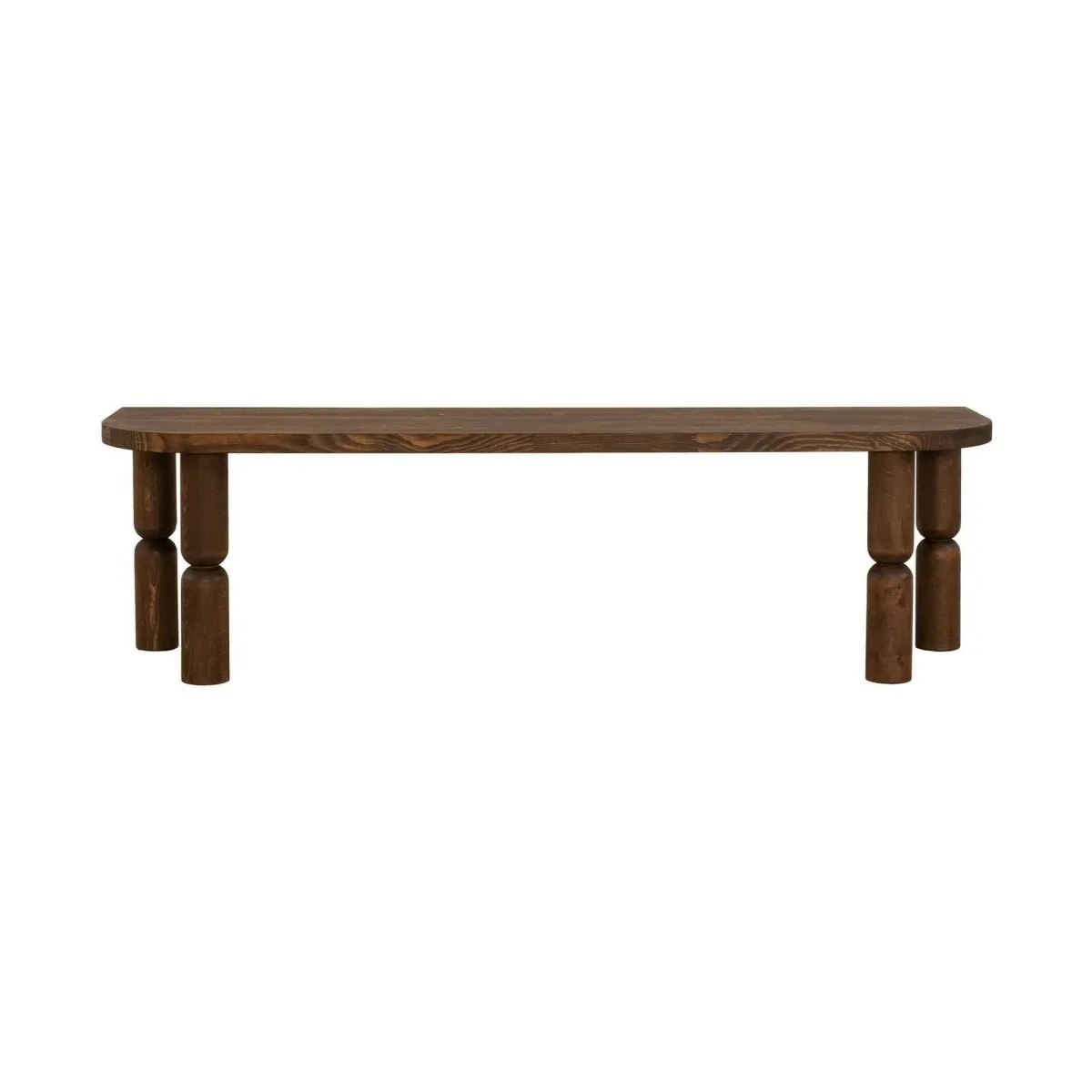 Mobili Porta Tv|Salotto > Dmora Porta TV noce 140x35x40h cm in legno - Fengshen Marrone Noce