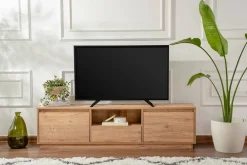 Porta TV pino 160x29x42h cm 3 ante - Morrigan