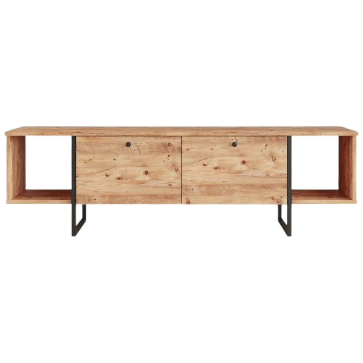 Porta TV quercia 160x40x47h cm 2 ante - Barzana